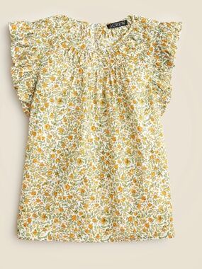 J Crew Floral Top